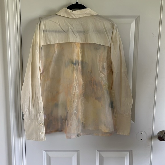 Parker The Reed Shirt Organza Back Size M/L - Picture 5 of 9